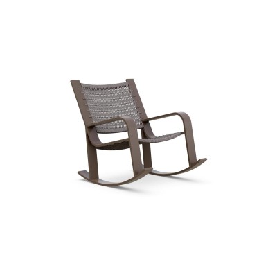 Fauteuil à bascule Cozumel – Bronze – vue 1