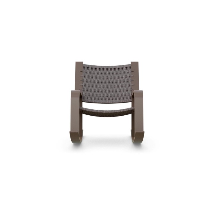 Fauteuil à bascule Cozumel – Bronze – vue 4