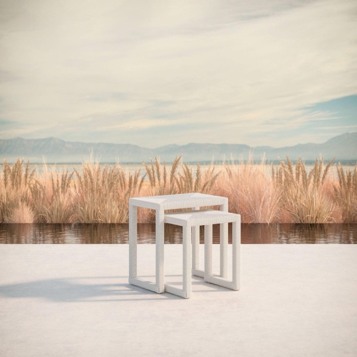 Tables gigognes Cyprus, set de 2 – vue 2