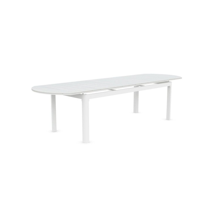Seville 95-118" Extendable Dining Table – Glacier – view 1