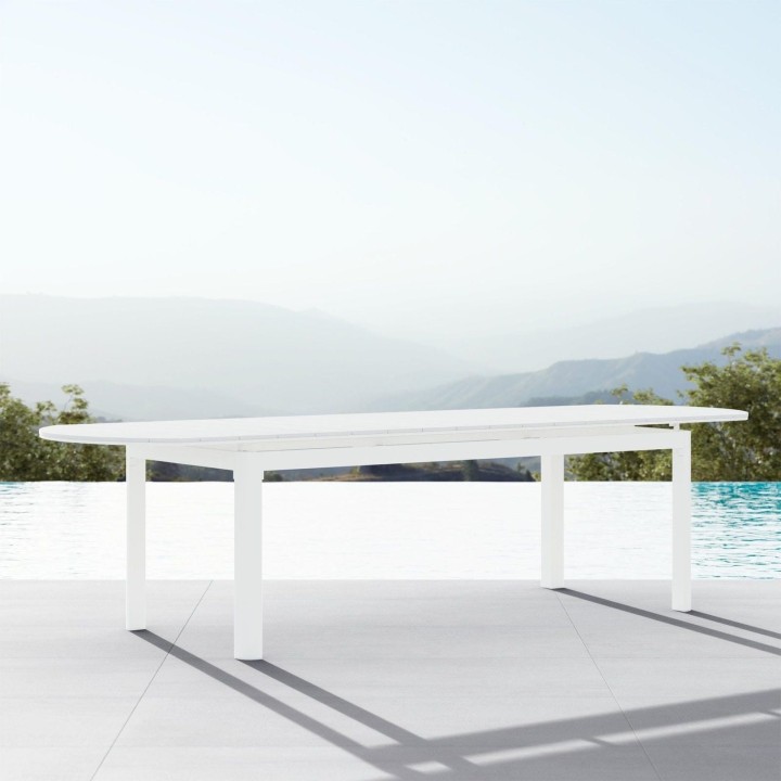 Seville 95-118" Extendable Dining Table – Glacier – view 2