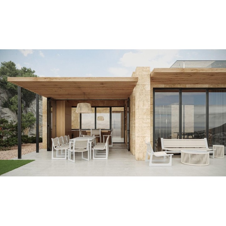 Table de repas extensible Seville 241-300 cm – Glacier – vue 3