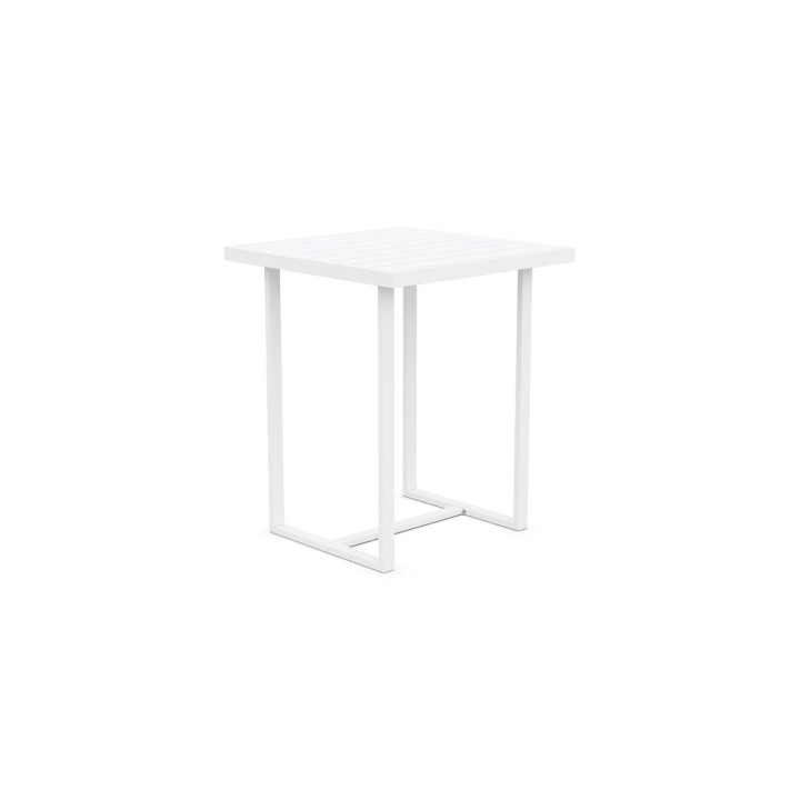 Table de bar Pavia 89 cm – Blanc – vue 1