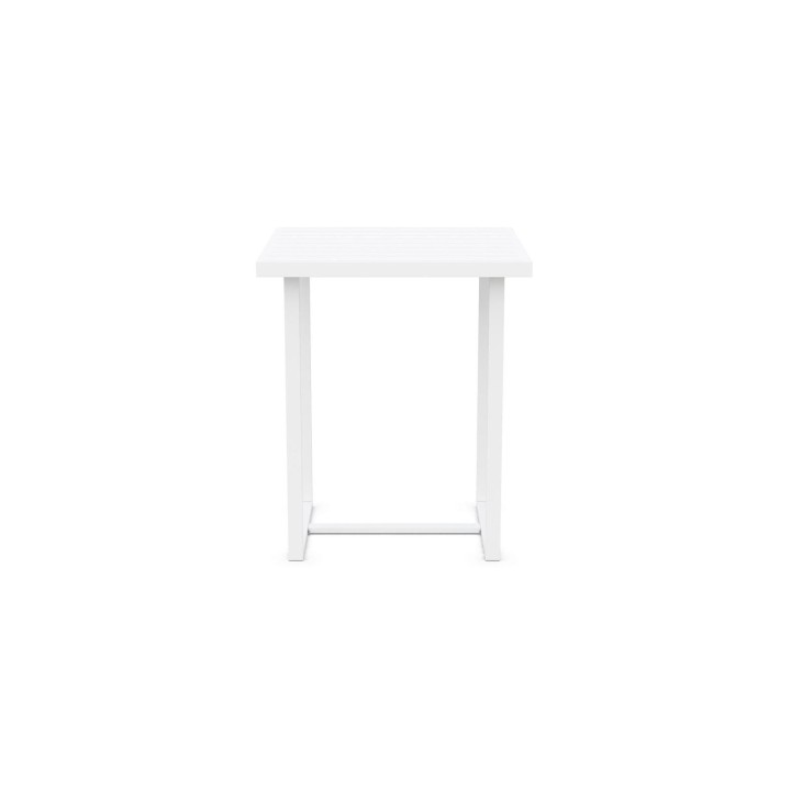 Table de bar Pavia 89 cm – Blanc – vue 3
