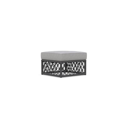 Pouf Amelia – Cendre – vue 1