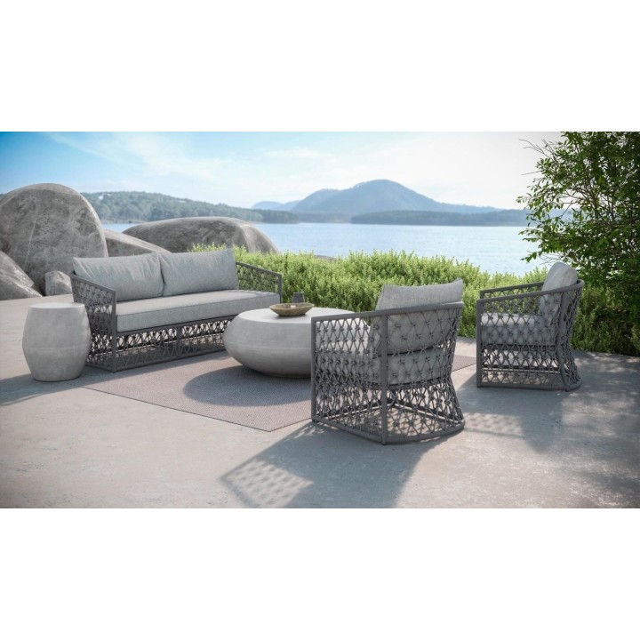 Amelia 3 Seat Sofa – Ash – view 2