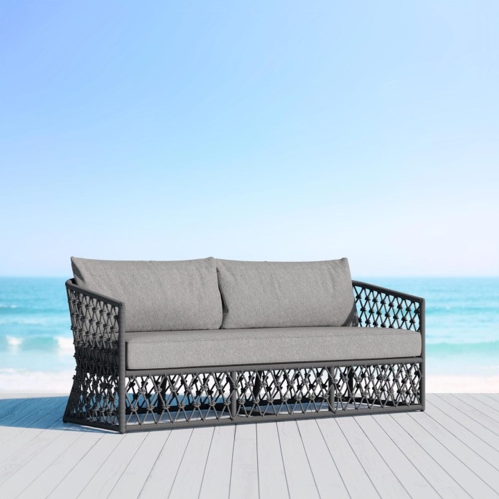 Amelia 3 Seat Sofa – Ash – view 4