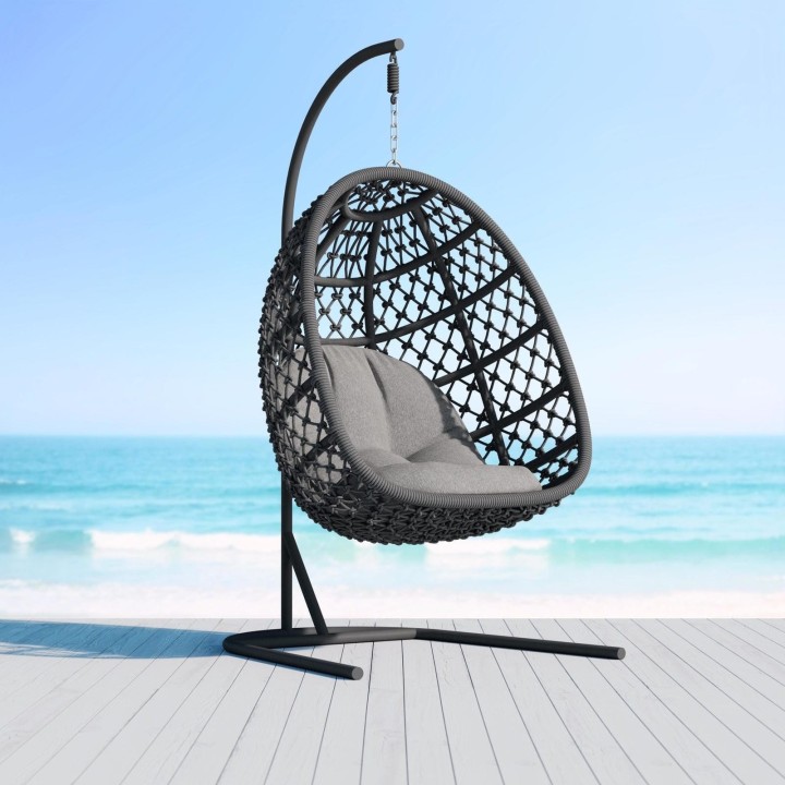 Fauteuil suspendu Amelia – Cendre – vue 3