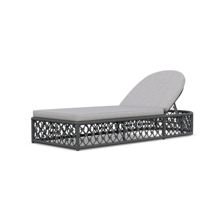 Chaise longue Amelia – Cendre – vue 1