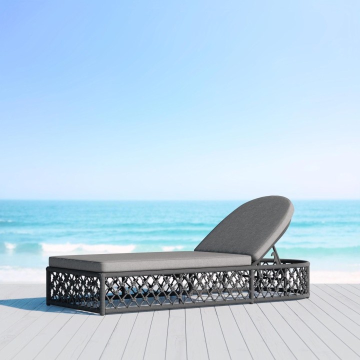 Amelia Chaise Lounge – Ash – view 3