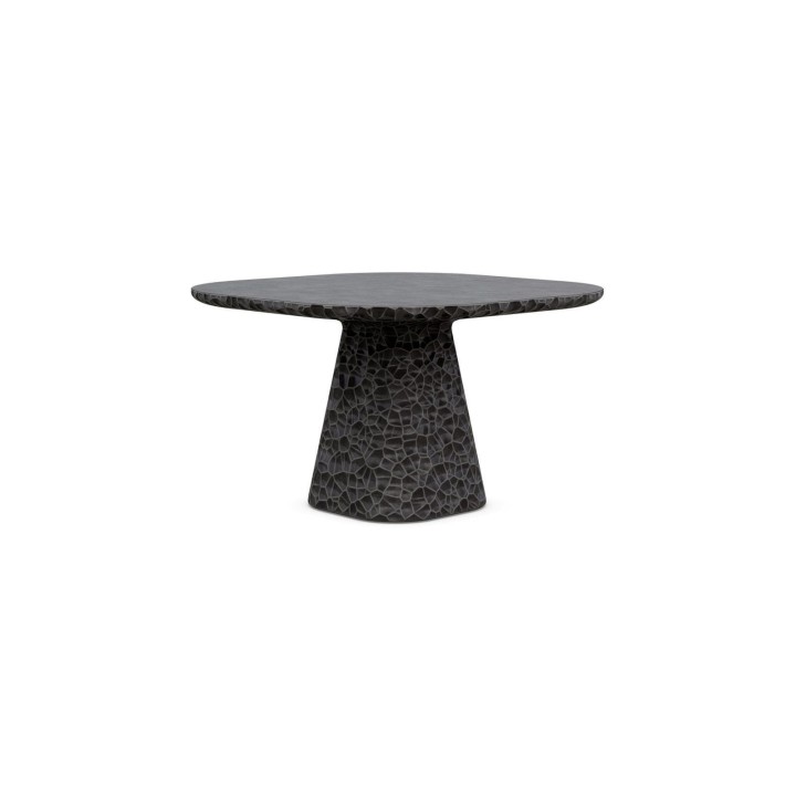 Table de repas Panama 122 cm – Charbon – vue 1