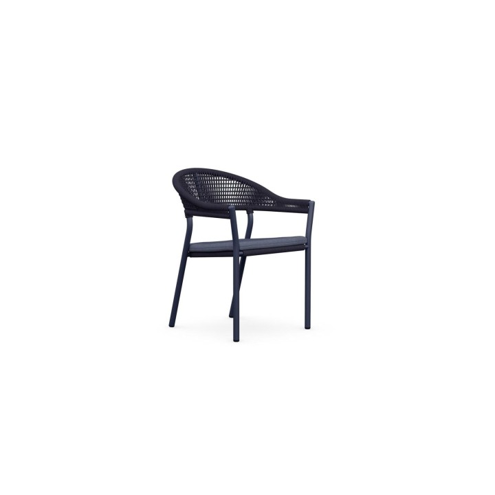 Chaise de repas empilable Crete – lot de 6 – vue 1