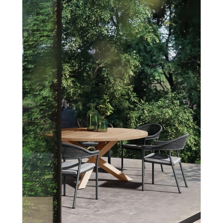Crete Stackable Dining Chair – set of 6 – view 3