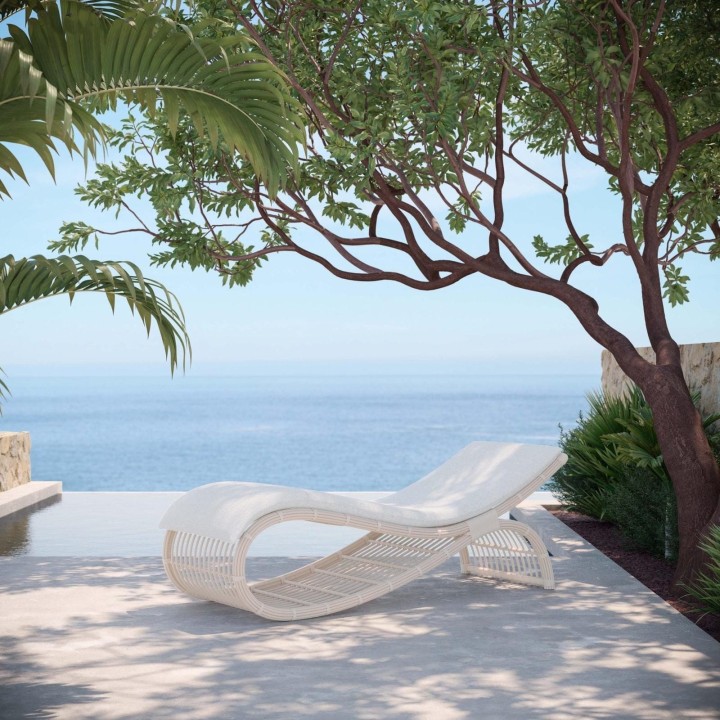 Chaise longue Paloma Wave – vue 2