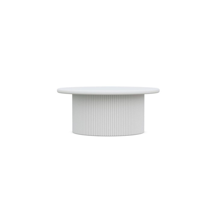 Table basse Palma 102 cm – Blanc – vue 1