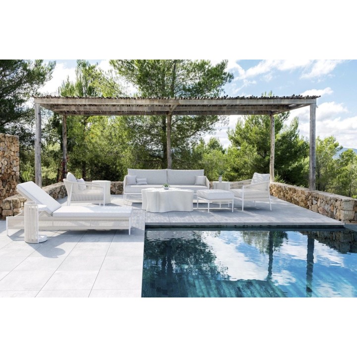 Chaise longue Catalina – Sable – vue 4