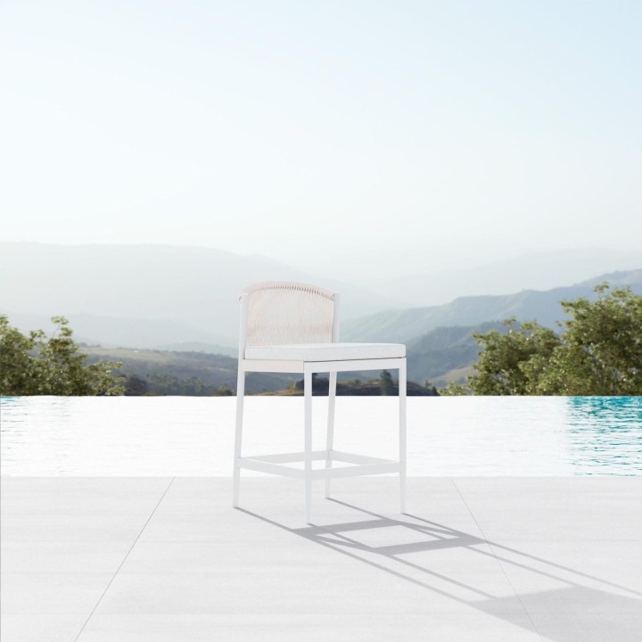 Tabouret de comptoir Catalina – Sable – vue 2
