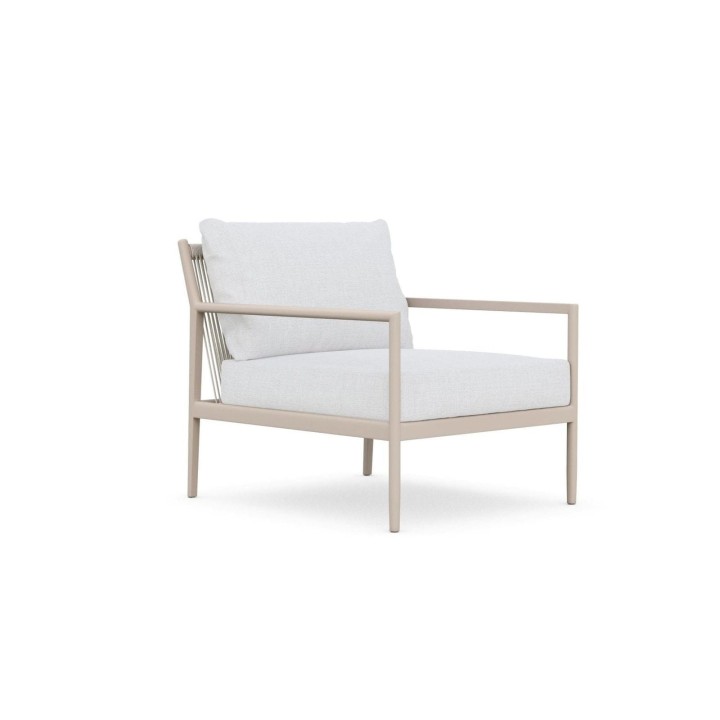 Fauteuil Madeira – Ivoire – vue 1