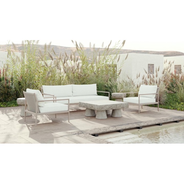 Madeira Club Chair – Ivory – view 3