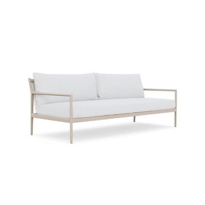 Madeira 3 Seat Sofa – Ivory – view 1