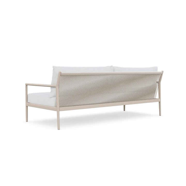 Madeira 3 Seat Sofa – Ivory – view 4