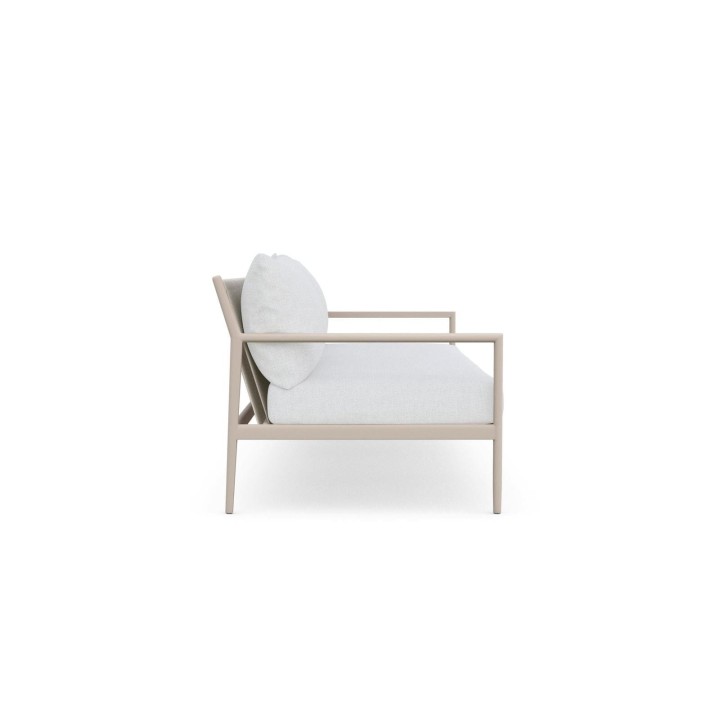 Madeira 3 Seat Sofa – Ivory – view 6
