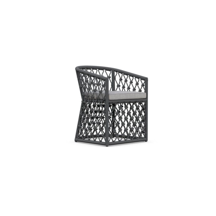 Chaise de repas Amelia – Cendre – vue 1
