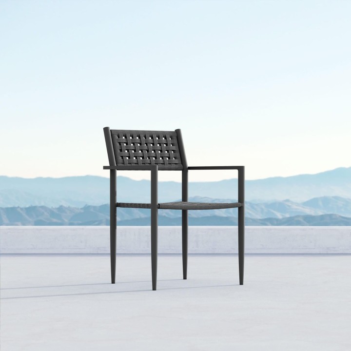 Chaise de repas Naples – lot de 4 – Gris lave – vue 2