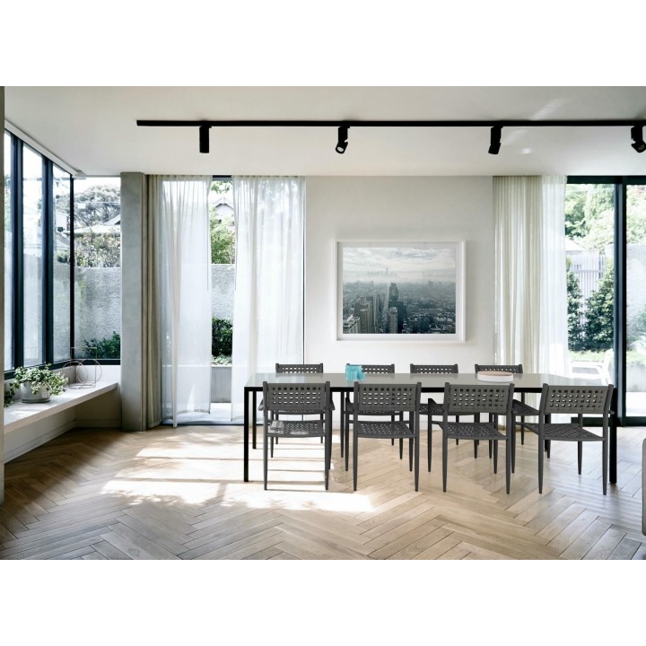 Chaise de repas Naples – lot de 4 – Gris lave – vue 5