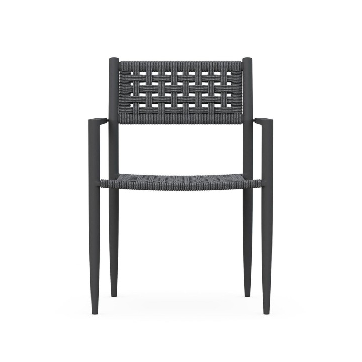 Naples Dining Chair – set of 4 – Lava grey – view 7