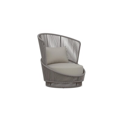 Fauteuil pivotant Palma – Moka – vue 1