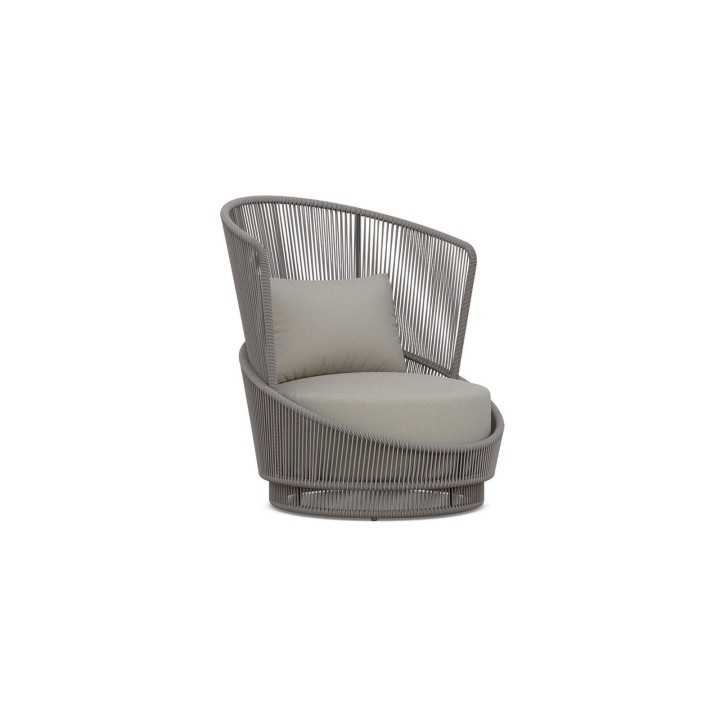Fauteuil pivotant Palma – Moka – vue 1