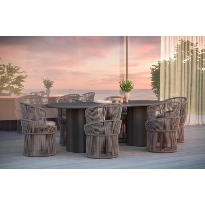 Palma Swivel Dining Chair – view 2