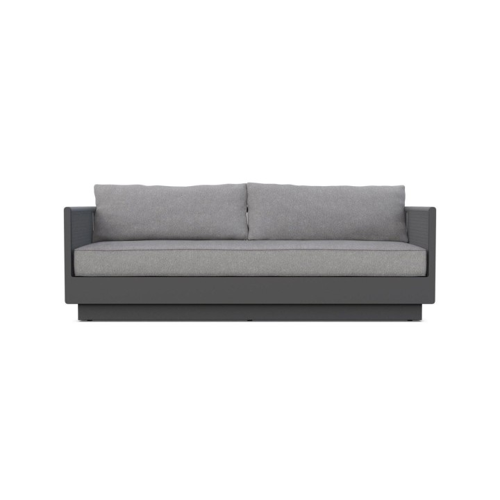 Canapé 3 places Porto – Anthracite – vue 3