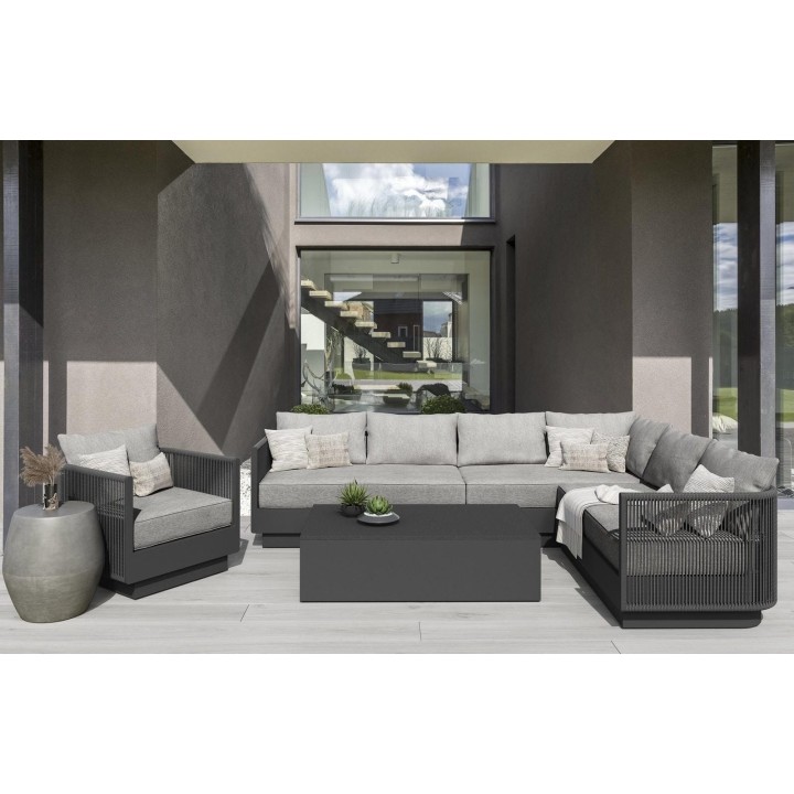 Table basse Porto – Anthracite – Granit – vue 2