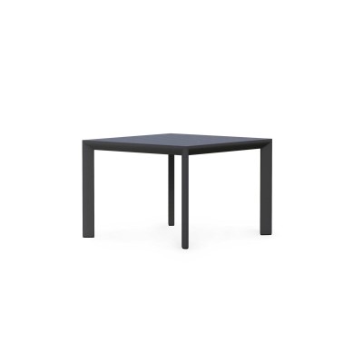 Table de repas carrée Porto 109 cm – Anthracite – vue 1