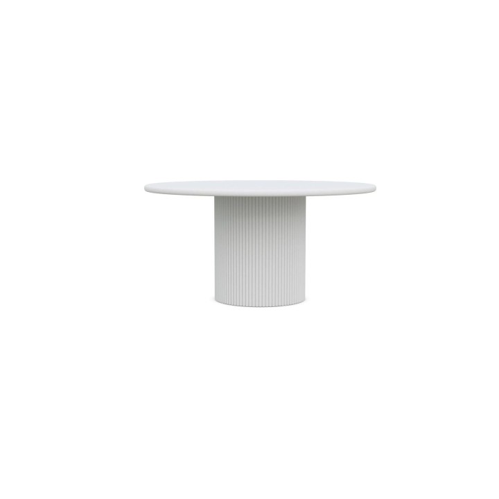 Palma 60" Round Dining Table – White – view 1