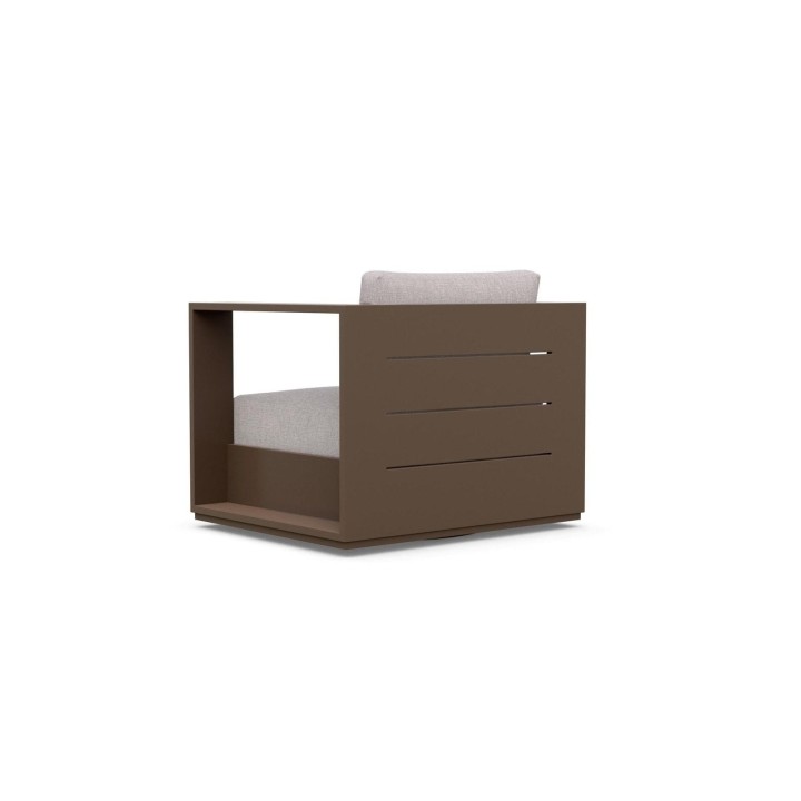 Fauteuil pivotant Sydney – Bronze – vue 6