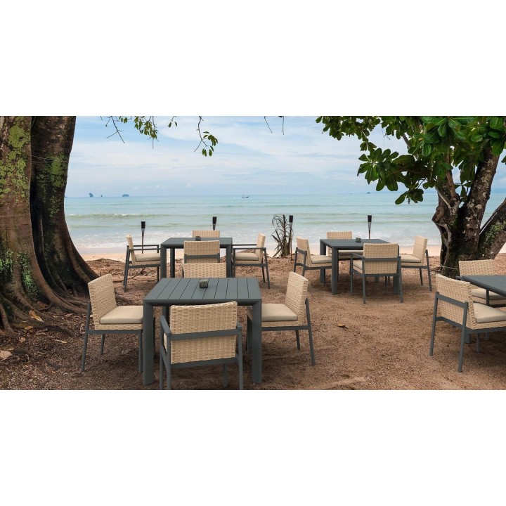 Chaise de repas Terra sans accoudoirs – lot de 2 – vue 2