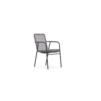 Chaise de repas empilable Milos – lot de 4 – vue 1