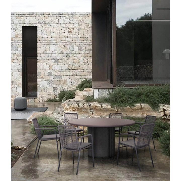 Chaise de repas empilable Milos – lot de 4 – vue 2