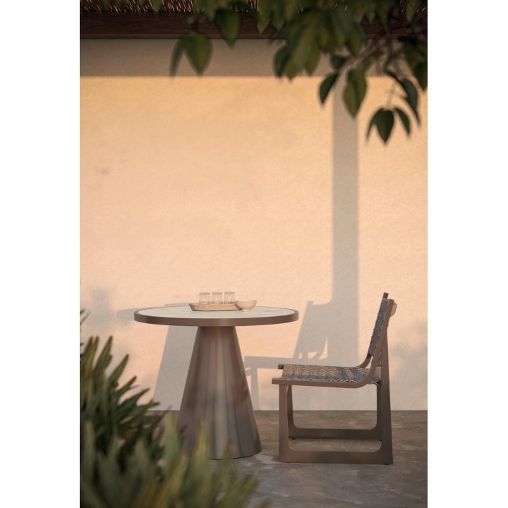 Chaise de repas Cozumel – lot de 2 – Bronze – vue 3