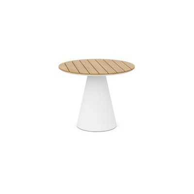 Leon 36" Dining Table – Alpine WeatherWood – Bronze – view 1