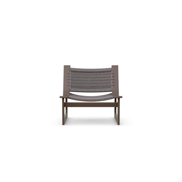 Fauteuil Cozumel – lot de 2 – Bronze – vue 6